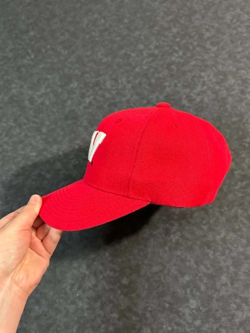 Vintage University of Wisconsin Badgers Team Spirit NCAA Snapback Hat